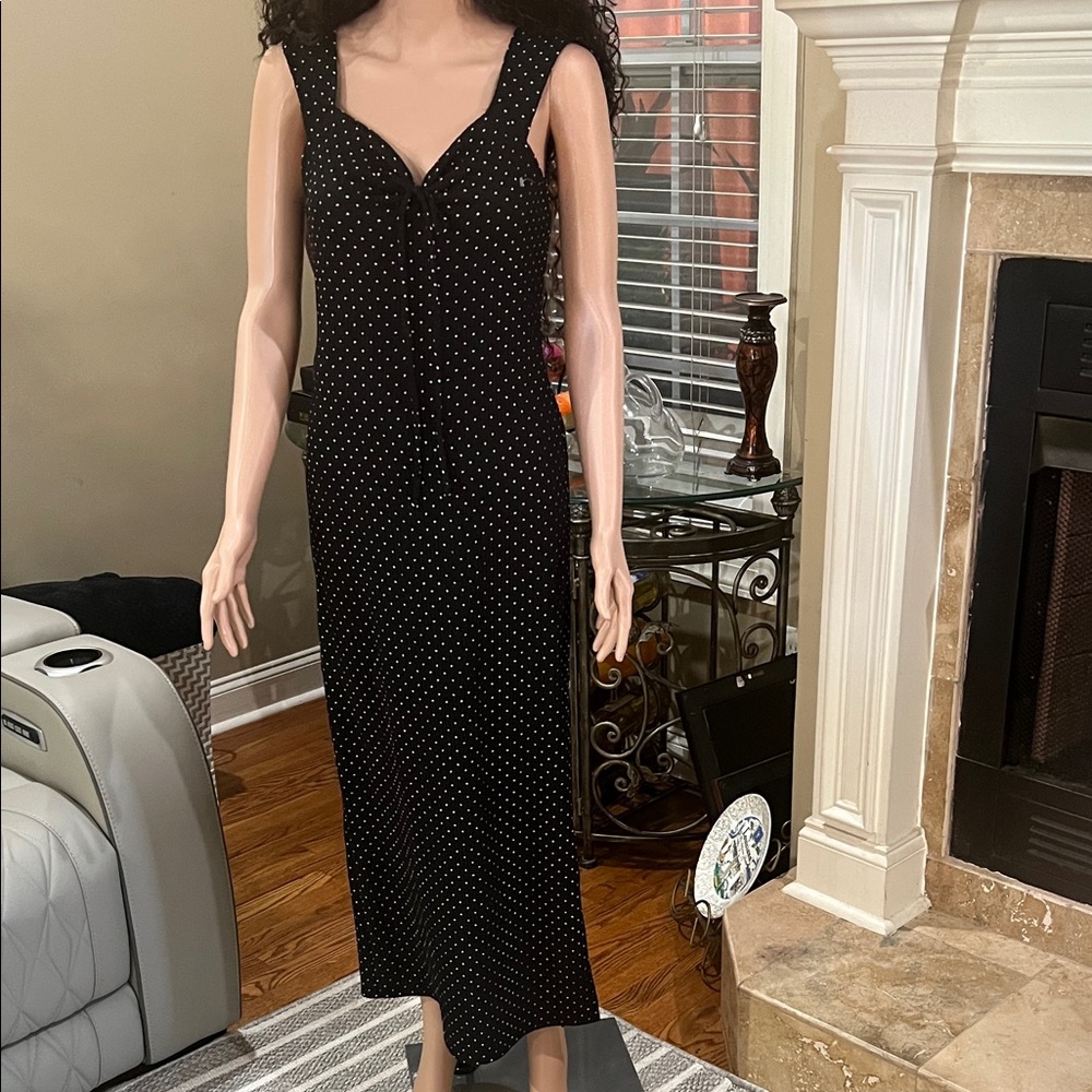 See You Monday Black and White Maxi Dress